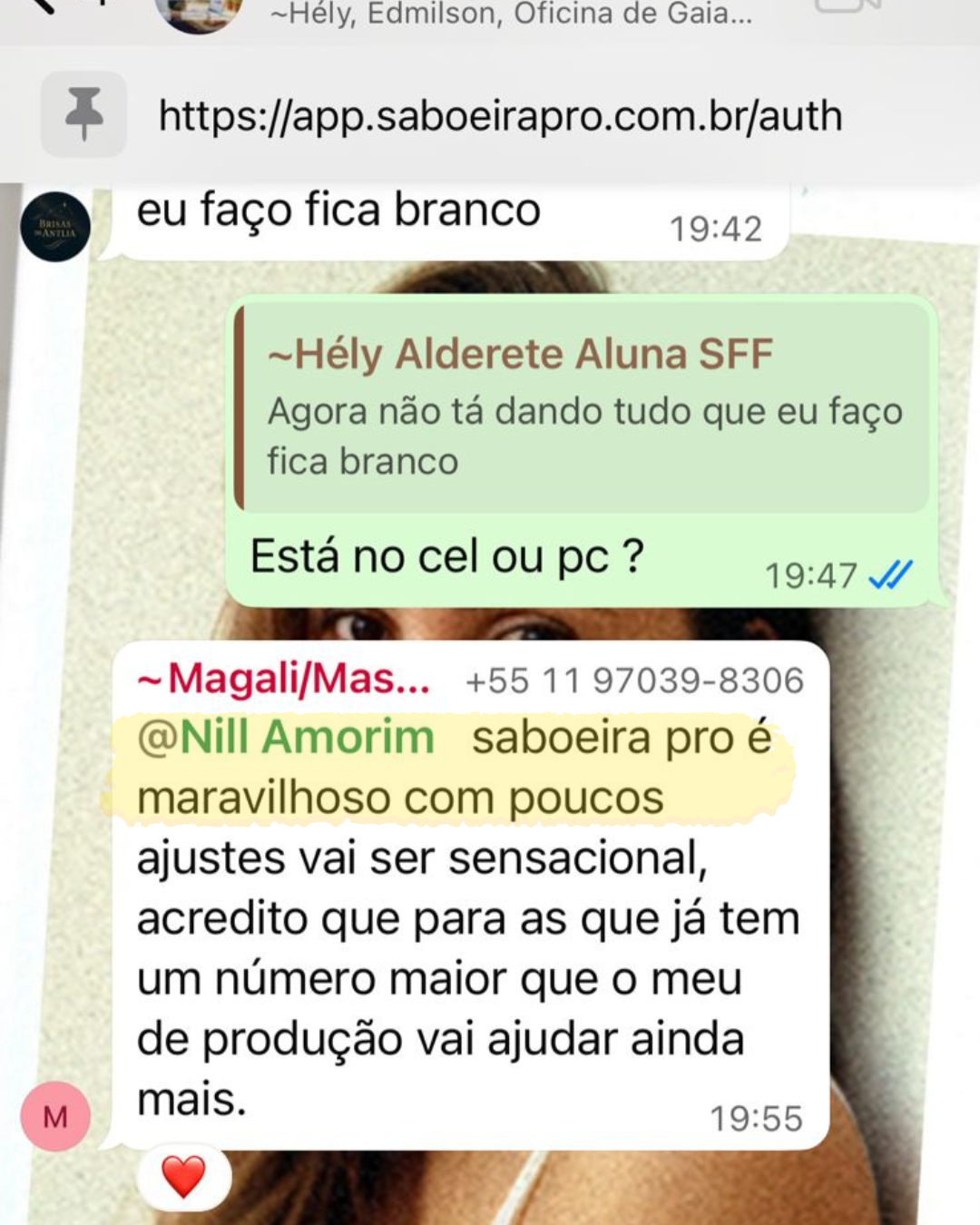 Vanessa amando a organização e praticidade dos insumos